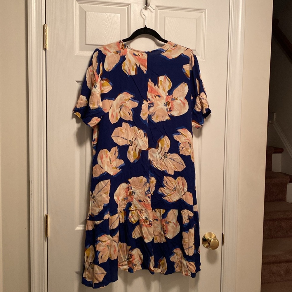 Brand New A New Day Blue Floral Dress…size L - Picture 2 of 5